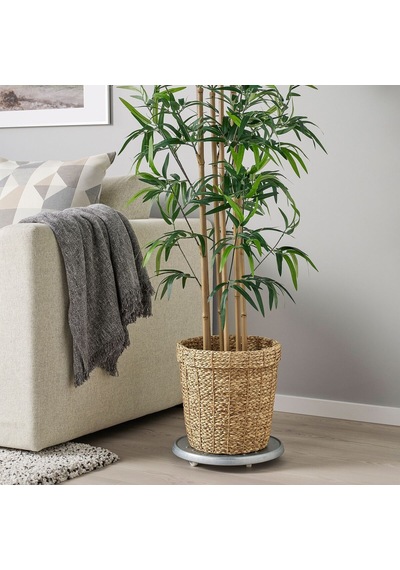 Rattan Saksı, Deniz Sazı, 24 Cm 3 Adet