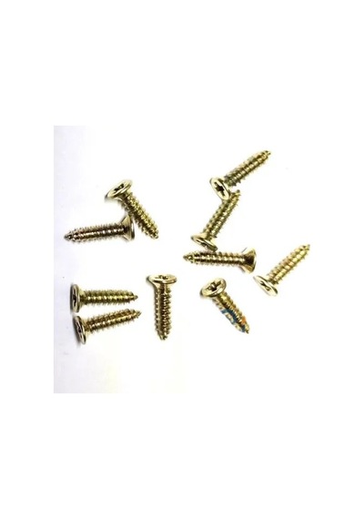 Cntma Klips, Menteşe, Ayak, Ağaç, Sunta Vidası 2, 2x9, 5mm - Sarı 100 Adet Diğer