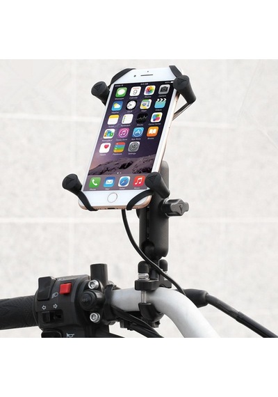 Motowolf Gidon Bağlantılı Wireless Şarjlı Telefon Tutucu
