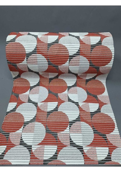 Aqua Mat Islak Zemin Anti Bakteriyel Kaydırmaz Çok Amaçlı Paspası 65 Cm Eninde 65 X 100 / Kırmızı