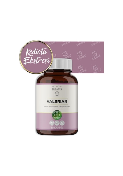Erbatab Valerian Kediotu Ekstresi 30 Kapsül