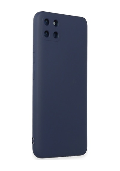 Realme C11 Kılıf Nano İçi Kadife Silikon - Lacivert Bz8683140442546