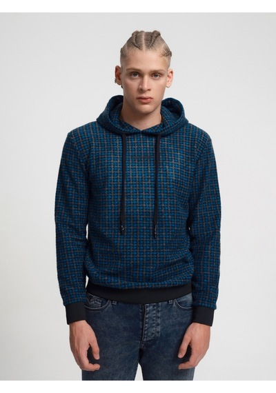 Regular Fit Erkek Sweatshirt Petrol Mavisi