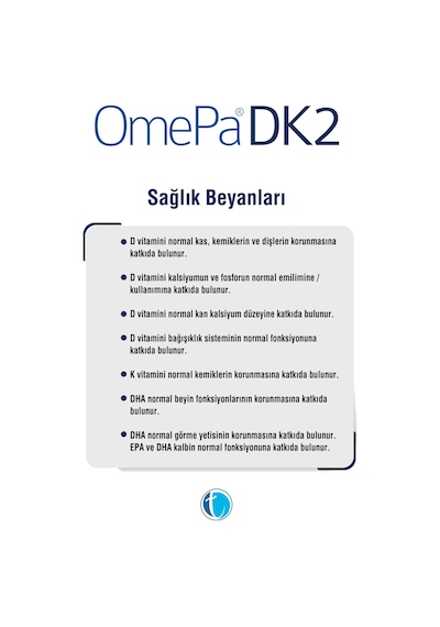 Omepa Dk2 Omega 3 & Vitamin D & Menaq7 100 Yumuşak   Kapsül