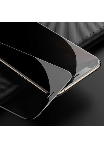 Ariatech Apple Uyumlu   iPhone 12 Davin 5d Privacy Cam Ekran Koruyucu