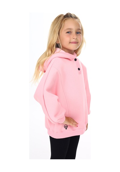 Toontoy Kız Çocuk Nakışlı Sweatshirt Pembe