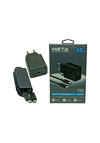 Meta Mp4511scc 45w Pd& Type-c To Type-c Kablo