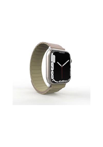 Apple Uyumlu  Watch  10 Serisi 46mm Redclick Krd-122 Silikon Manyetik Hafif Kordon Kayış
