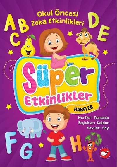 Harfler-Süper Etkinlikler- Beyaz Balina Yayınları