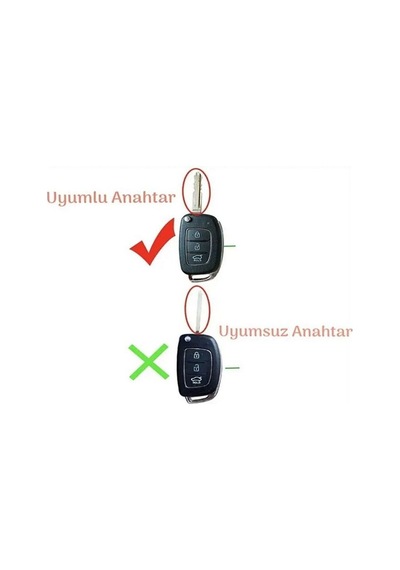 Hyundai Bayon I10 I20 Ix35 Elantra Tucson Anahtar Kılıfı 2. Ve 3.