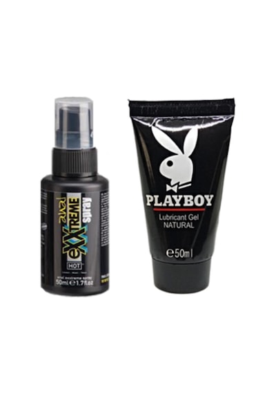 Hintohu Lara Ve Erkeklere Sprey 50 Ml +playboy Lubricant 50ml Jel