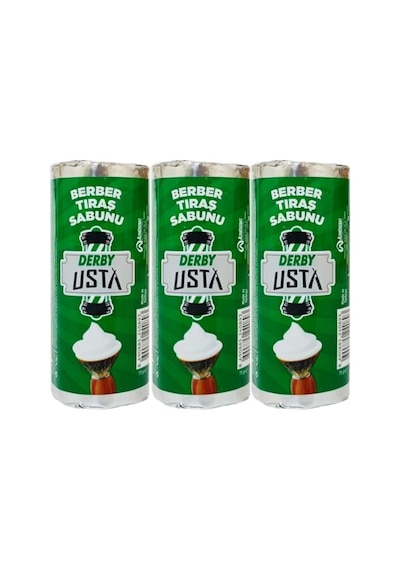 Derby Usta Berber Tıraş Sabunu, 75g, 3 Adet