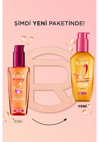 ELSEVE Dream Long Mükemmel Düz Pürüzsüzleştirici Serum & Onarıcı Bakım Şampuanı 400ML