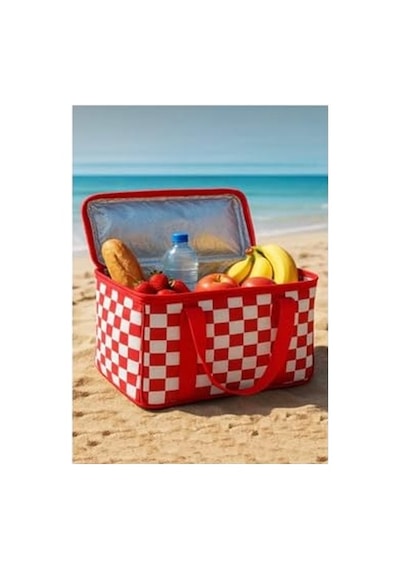 Termal Piknik Çantası Soğutucu Çanta 25 Litre, Brc193811062025 Açık Bej
