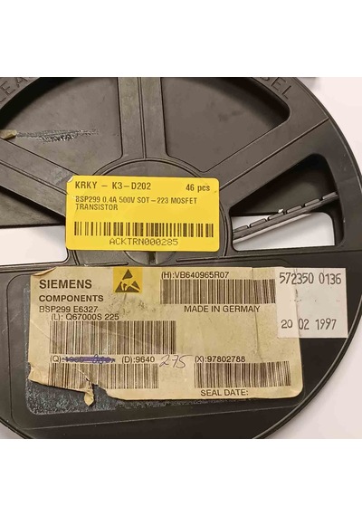 Bsp299 0.4a 500v Sot-223 Mosfet Transistör 5 Adet