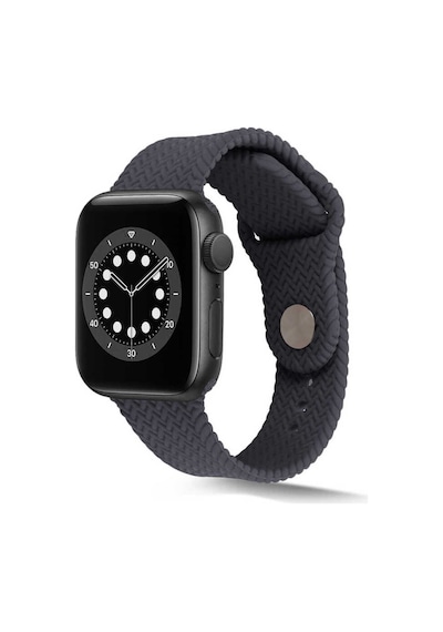 Apple Uyumlu Watch 38mm Krd-37 Kordon-gri