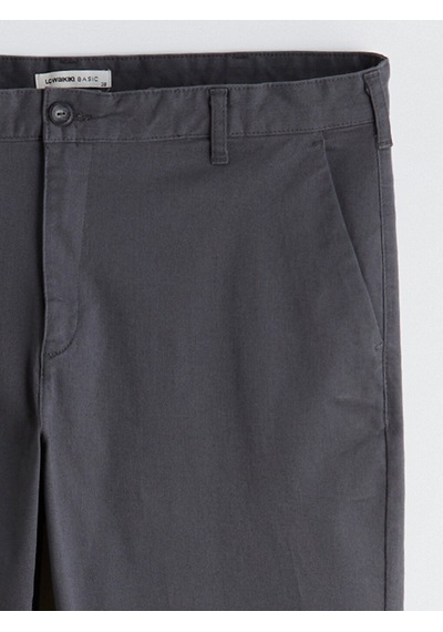 Lcwaıkıkı Classic Antrasit Büyük Beden Standart Kalıp Erkek Chino Pantolon