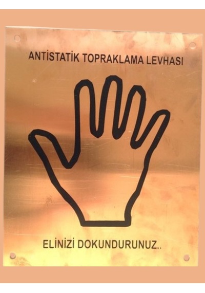 Activ Tek El İşaretli Statik Levha 25x25 Cm