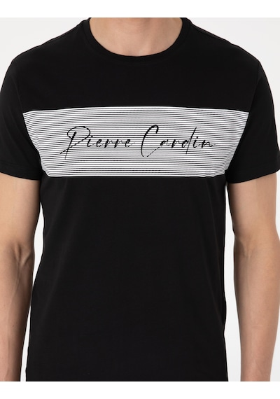 Pierre Cardin %100 Pamuk 6080 Luxury Kısa Kol Erkek Pijama Takımı Siyah