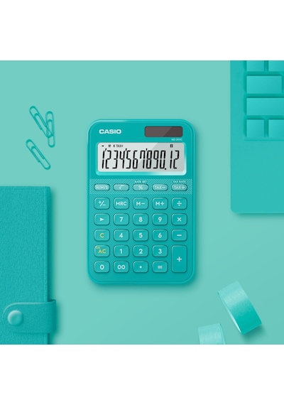 Casio Ms-20yc-tu-w-dp Hesap Makinesi Desktop Gri - Siyah