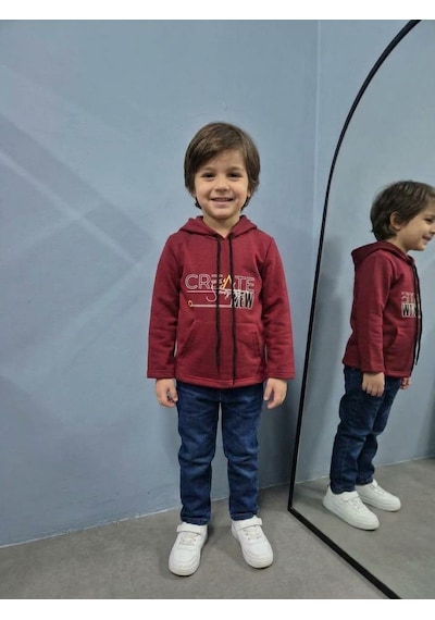 Güneş Kids Çocuk Sweatshirt Bordo
