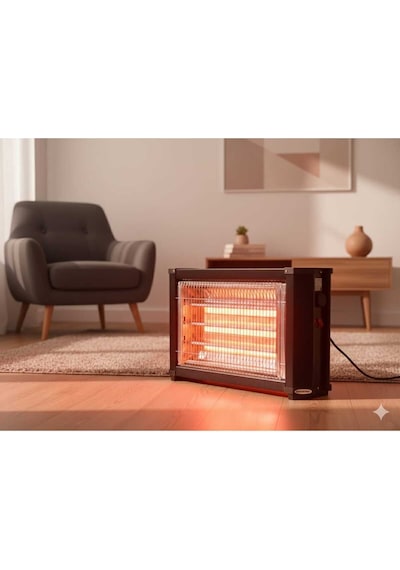 Bihayal 2800wat 3+1 Çubuk Devrilme Emniyetli Termostatlı Elektrikli Soba/ Elektrikli Isıtıcı