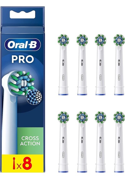 Oral-b Crossaction Takmalı Fırçalar, 8 Adet