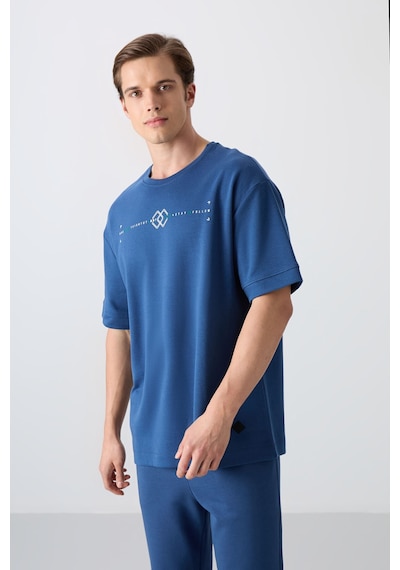 Tommy Life Parlament Pamuklu Kalın Yumuşak Dokulu Oversize Fit Baskılı Erkek T-shirt - 88323 Parlament Tommy Life Parlament Pamuklu Kalın Yumuşak Dokulu Oversize Fit Baskılı Erkek T-shirt - 88323 Parlament