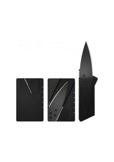 Kredi Kartı Seklinde Bıçak Cardsharp Siyah