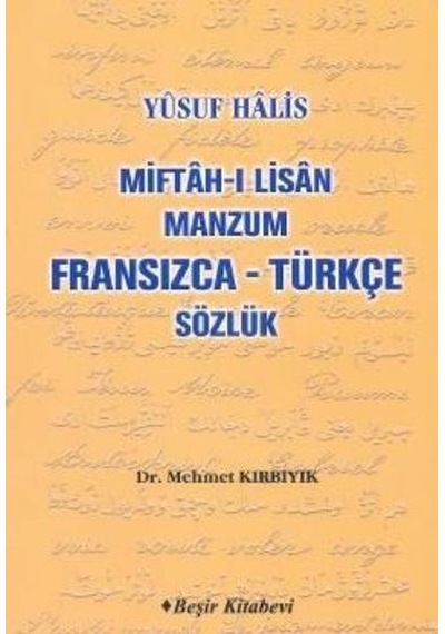 Miftah-ı Lisan Manzum Fransızca Türkçe Sözlük