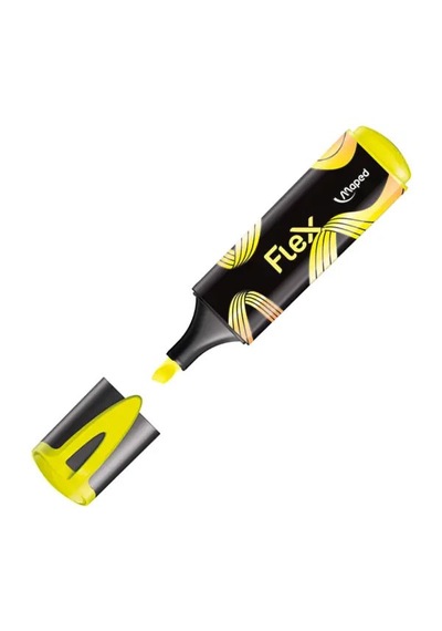 Maped Fluo Peps Black Flex Highlighter Sarı