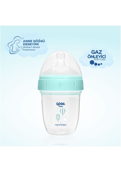 Wee Baby Nanninom Antikolik Geniş Ağızlı Biberon 150 ML