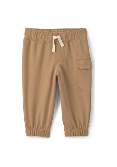 Carter's Erkek Bebek Polo Yaka Uzun Kol Body Pantolon Takım Bej 1