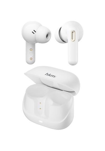 Opus Pro Bluetooth Kablosuz Kulakiçi Tws Kulaklık Anc Aktif Gürültü Engelleme Ve Enc Sistemi Beyaz