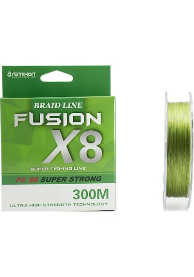 Remixon Fusion 8b Green 300m İp Misina Kalınlık Mm : 0,13mm