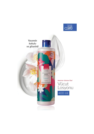 Avon Care Shimmering Gliserin İçeren Yasemin Kokulu Vücut Losyonu 3 x 400 ML