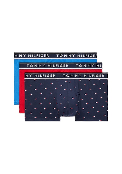Tommy Hilfiger Tommy Hılfıger Cotton Stretch Erkek 3 Lü Boxer 09T4225 413 Çok Renkli