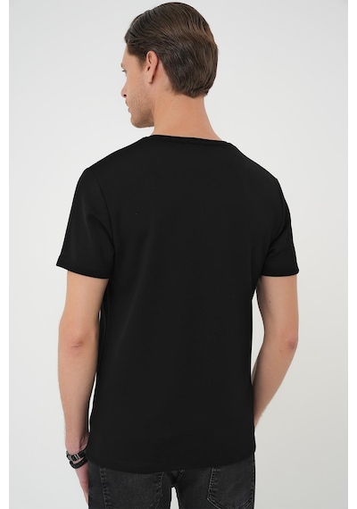 Efor Comfort Fit Bisiklet Yaka Esnek Pamuk Casual Siyah Tişört Ts 885 Siyah Efor Comfort Fit Bisiklet Yaka Esnek Pamuk Casual Siyah Tişört Ts 885 Siyah
