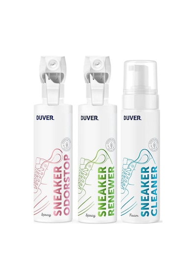 Duver 3'lü 200 Ml Ayakkabı Temizlik, Bakım Ve Koruma Seti Beyaz