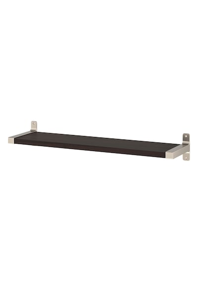 Ikea Bergshult/granhult Duvar Rafı 80x20 Cm Kahverengi - Gri