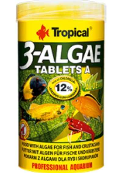 Tropical 3-Algae Tablets A 100ad Açık