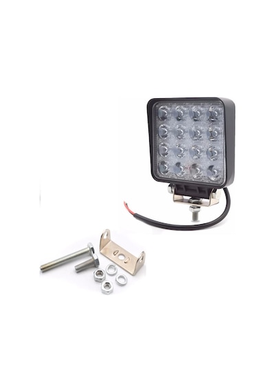 2 Adet 16 Ledli Off Road Çalışma Lambası / Projektör 48watt 12v /
