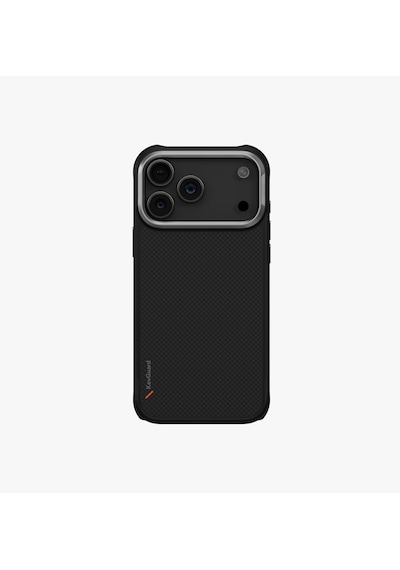 Apple Uyumlu iPhone 17 Pro Max Keva Karbon Kapak Armaid Fiber Magsafe Özellikli Premium Koruyucu Kılıf Siyah