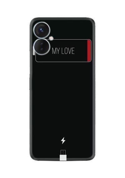 Tecno Camon 19 Neo Kılıf Resimli Desenli Baskılı Silikon My Love 1402