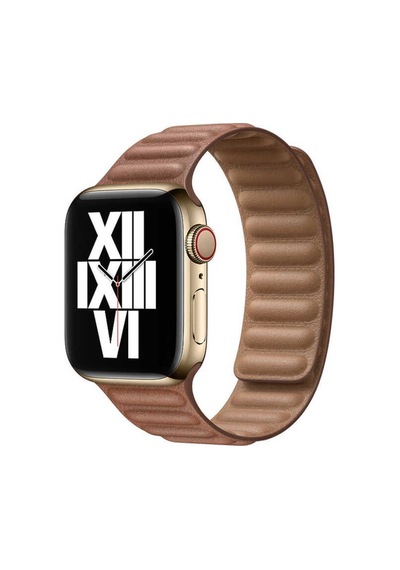 Apple Uyumlu Watch Ultra 49mm Kordon Krd-34 Deri Strap Kayış - Petrol Mavi
