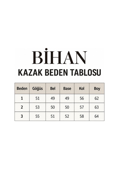 Bihan Store Kadın Bisiklet Yaka Düğme Ve Desen Detaylı Triko Kazak 27k-1450-siyah
