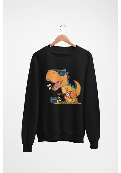Magors Stıl-x Baskılı Erkek Çocuk Sweatshırt Siyah-5