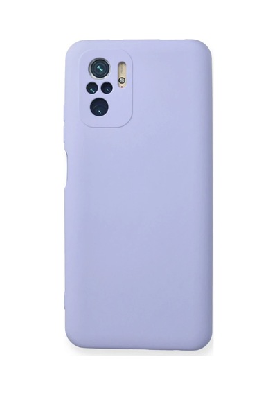 Xiaomi Redmi Note 10 Kılıf Nano İçi Kadife Silikon - Lila Belirtilmemiş