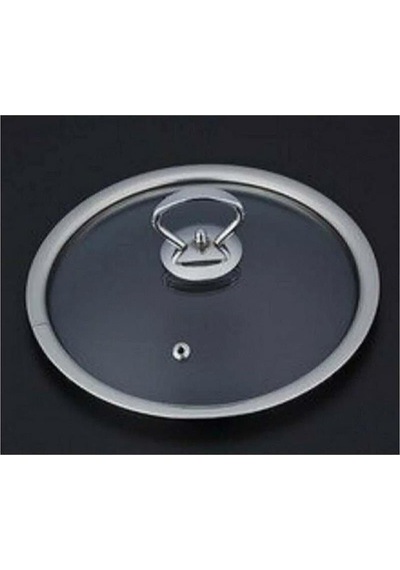 Doğuş Mutfak Metal Tepe Cam Kapak Tencere Kapağı 22 Cm