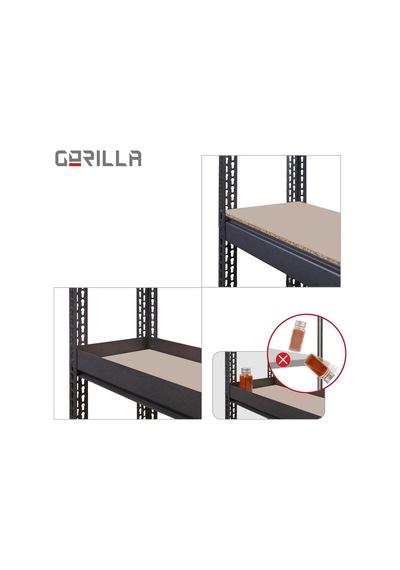 Tr Modüler Raf/ahşap/antrasit Genel